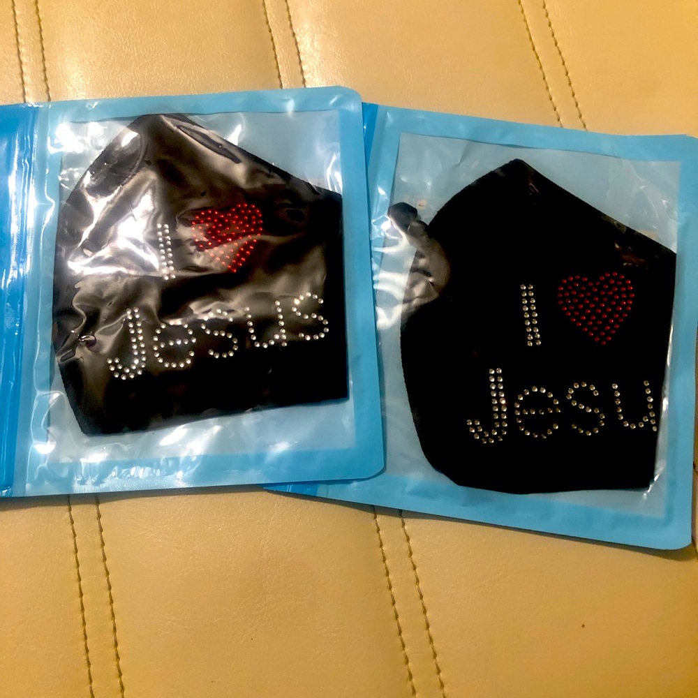 Protective I love ❤️ Jesus mask